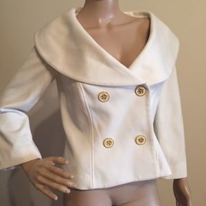 White Formal Jacket Size 6